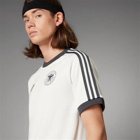 adidas herren 3-stripes tee t-shirt weiß weiß schwarz 11teams